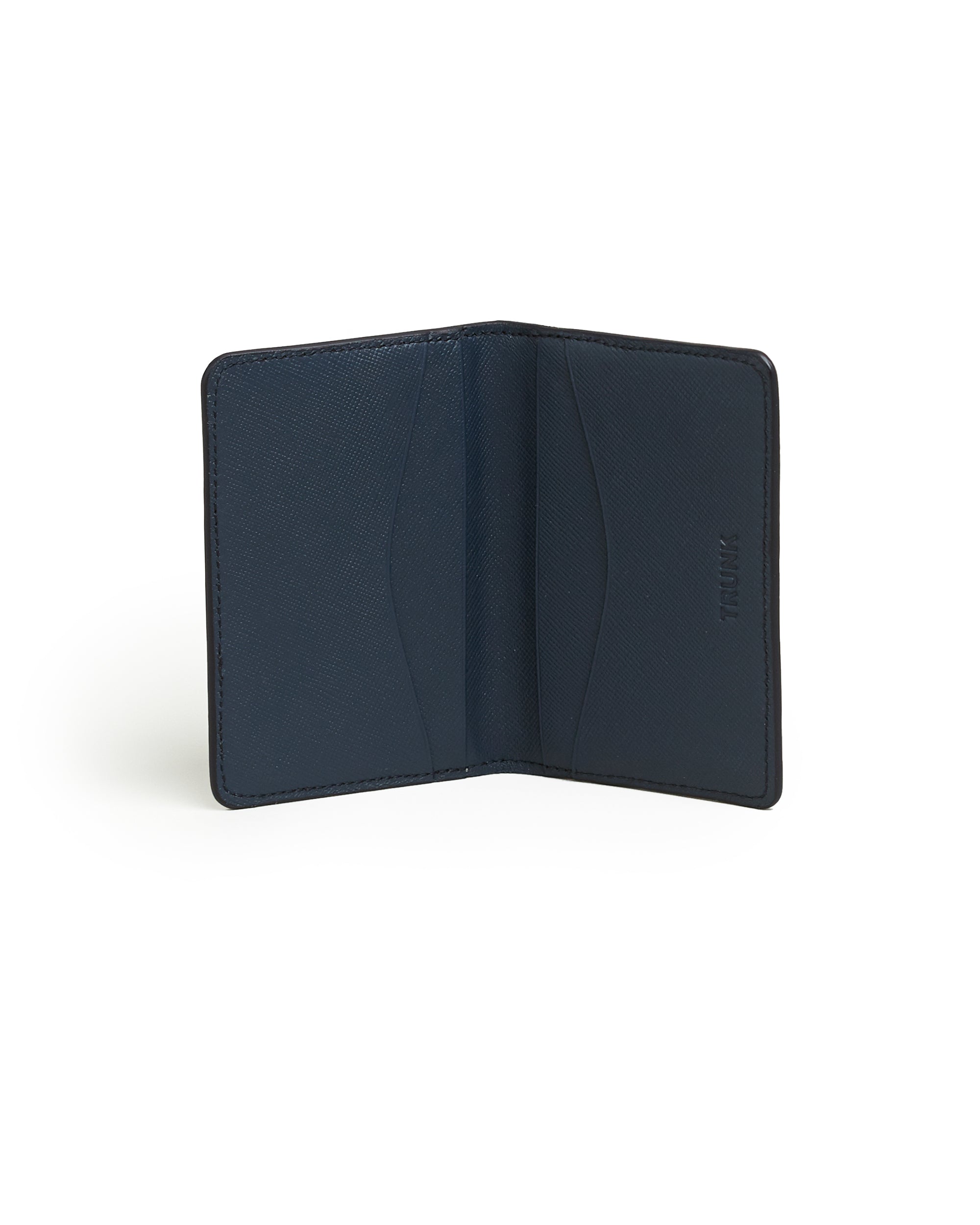 Trunk Folded Card Case: Dark Blue - Trunk Clothiers