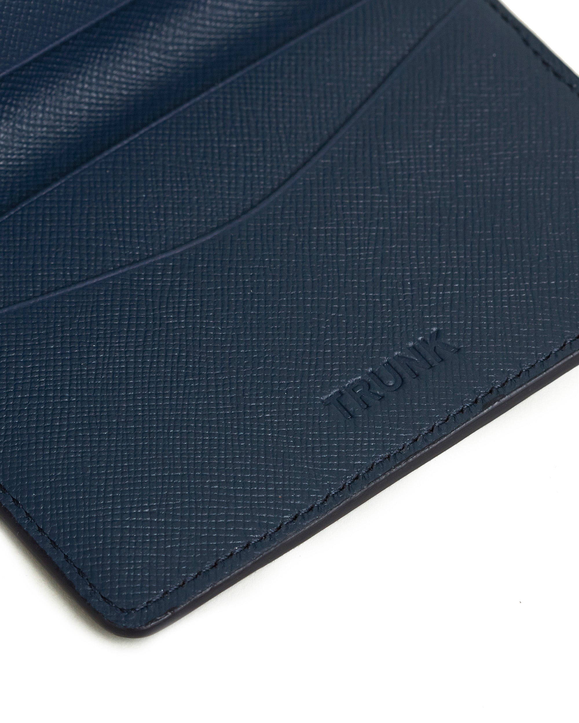 Trunk Folded Card Case: Dark Blue - Trunk Clothiers