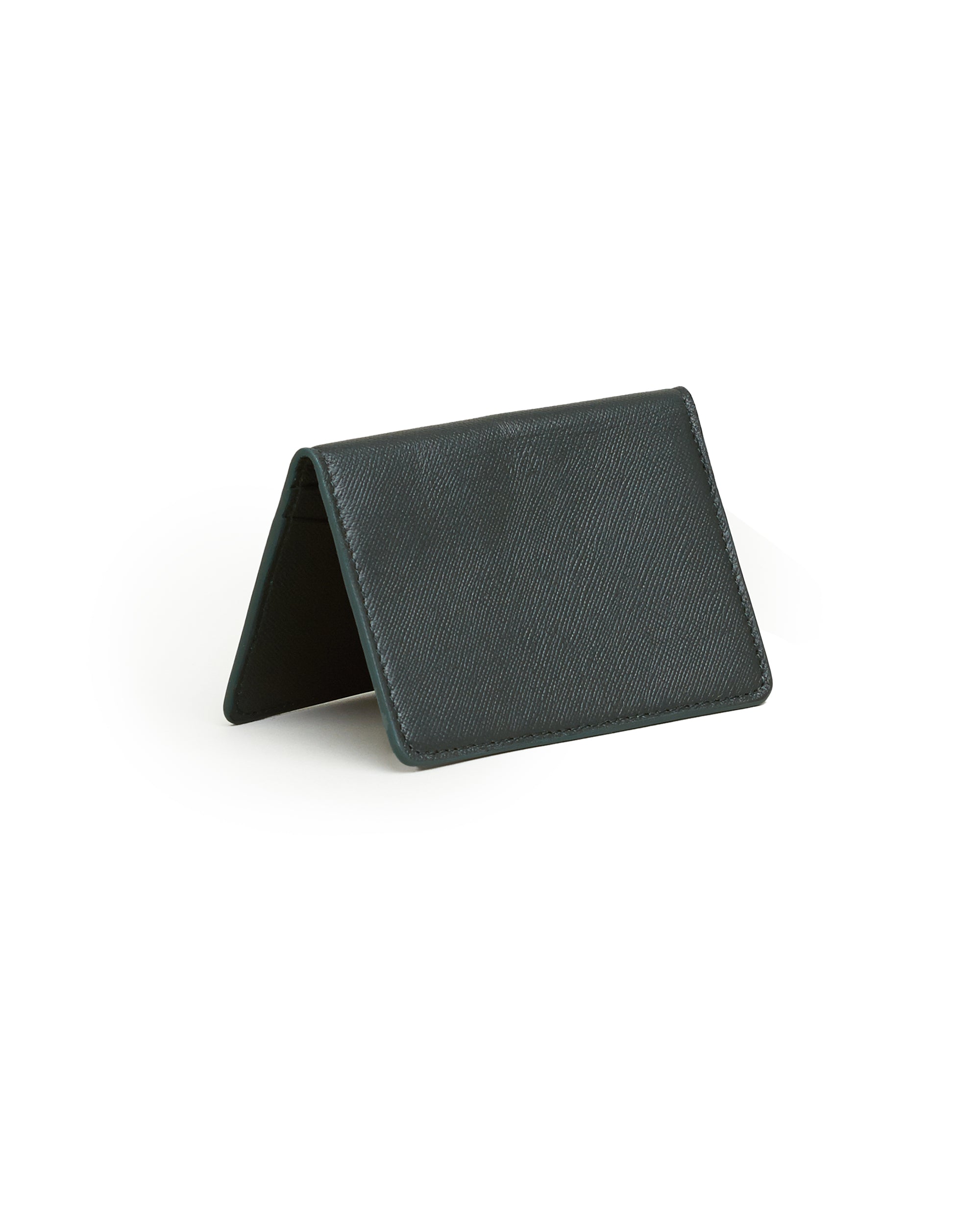 Trunk Folded Card Case: Dark Green - Trunk Clothiers