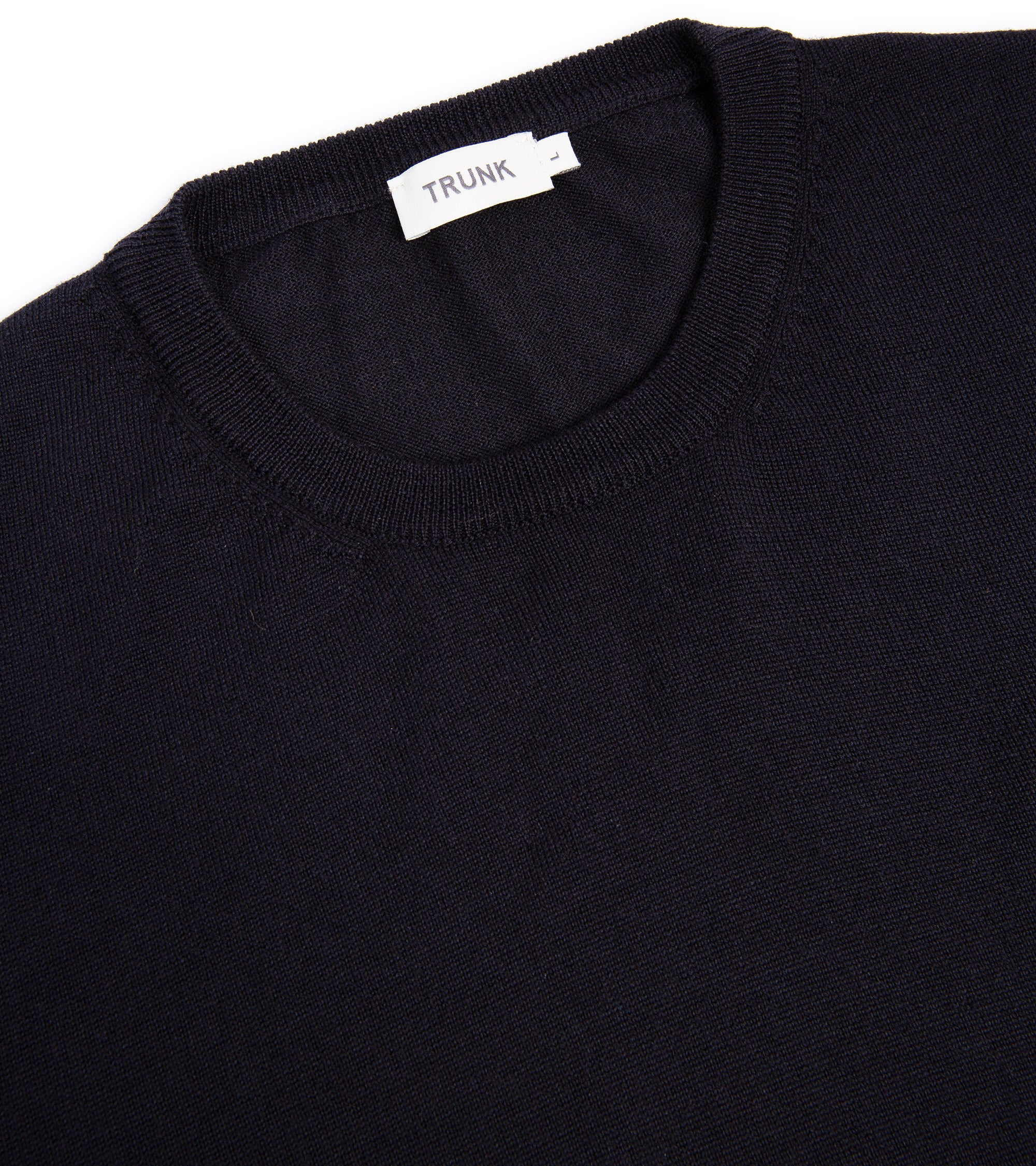 Trunk Harley Merino Crew Neck Sweater: Dark Navy